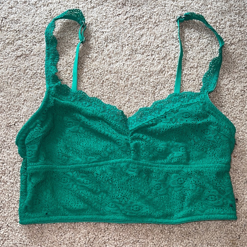 Green bralette